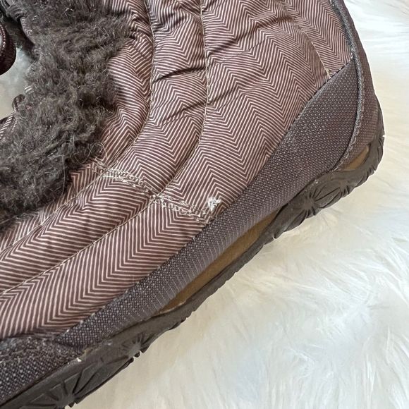 The North Face Nuptse Goosedown Brown Mid-Calf Winter Boots Women's Size 8.5 - Picture 10 of 10